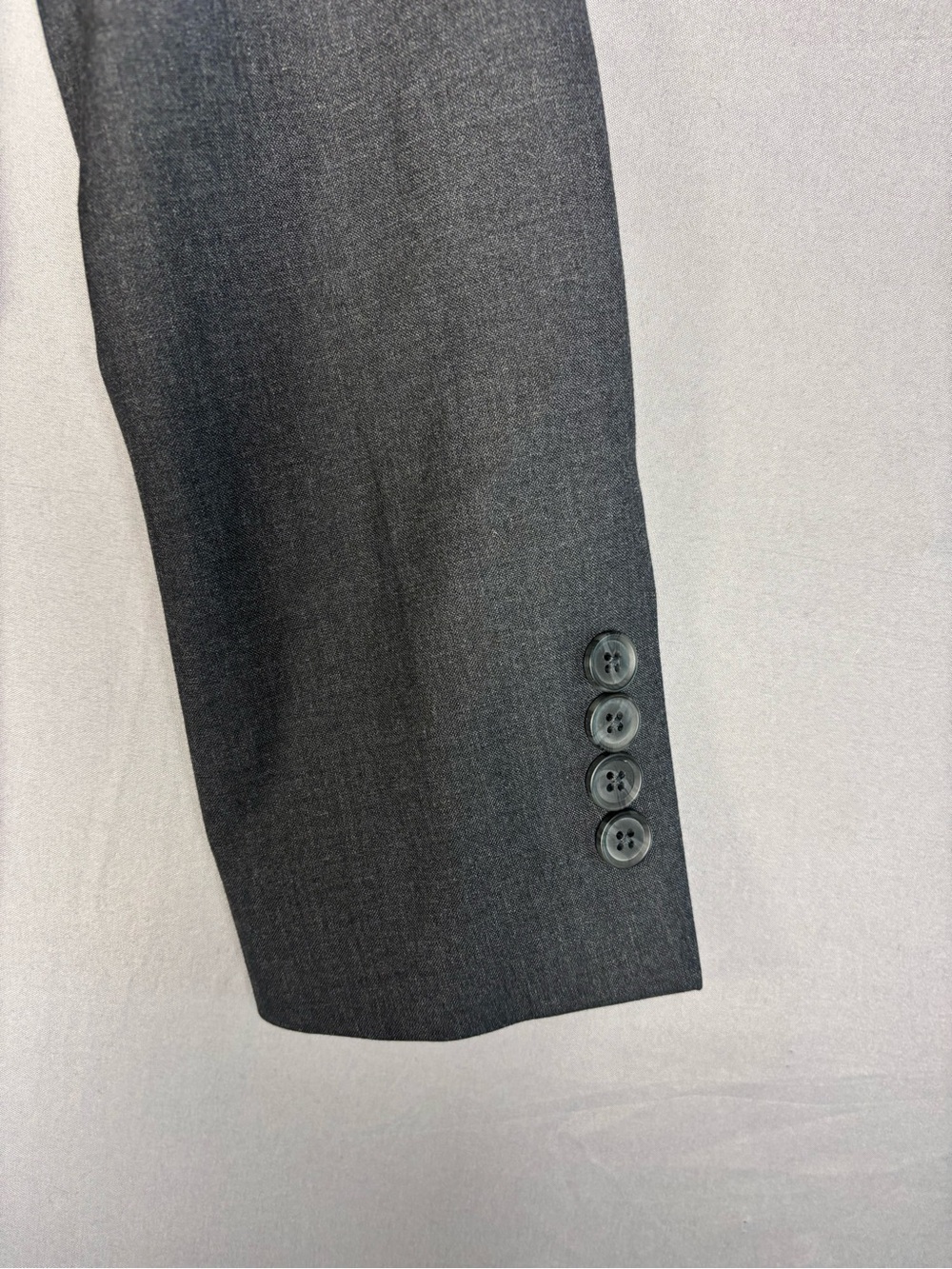 Beautiful Egara 38 Long Blazer Grey Slim Fit Like New Made in Ethiopia - Picture 3 of 12
